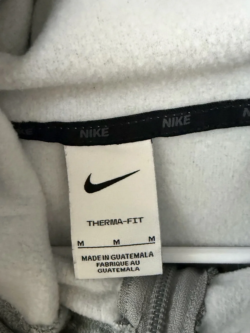 Nike Gray Heather Full-Zip Performance Hoodie Jacket